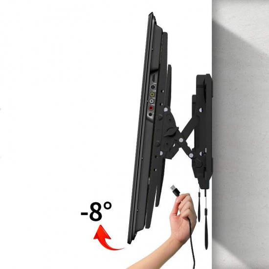 NB C70-T Full Motion Articulating TV Wall Mount Bracket for 50-70 Inches Heavy LED LCD Plasma Flat TV Monitor