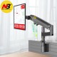 NB M60 22-35in Ergonomic Gas Spring Full Motion LCD TV Mount Bracket 2-12kg Load Dual-arm Clamp Monitor Holder