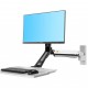 NB MC40 Wall Mount Ergonomic 24-35 inch Monitor Holder Gas Strut Arm with Foldable Keyboard Plate and 2 USB3.0 Interface NB MC40 Wall Mount Ergonomic 24-35 inch Monitor Holder Gas Strut Arm with Foldable Keyboard Plate and 2 USB3.0 Interface