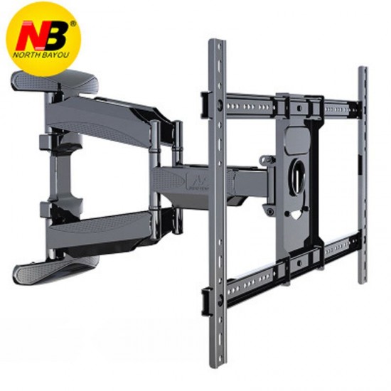 NB SP2 Heavy Duty 40-70in Flat Panel LED LCD TV Wall Mount Full Motion Ultra Long Arm Swivel 180 Degree Wall Distance 110-712mm