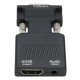 VGA Male to HDMI Female Converter with Audio Adapter Support 1080P Signal Output