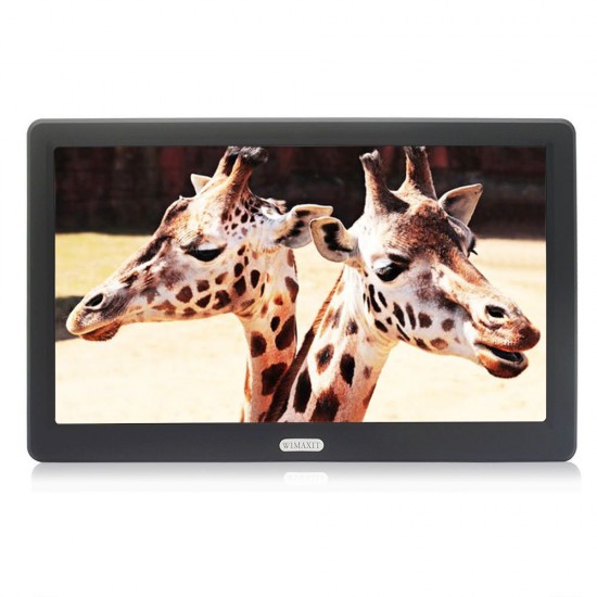 M1020-G 1080P HD 10.1 Inch 16:9 Touch Screen Portable Mini TV Display Screen HDMI VGA Monitor for PC Camera Game Console Display