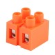 H2519-2 Dual Row Plastic Terminal 600V 36A 2 Positions Screw Terminal Block Cable Connector Barrier Terminal Strip Block