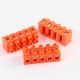 H2519-5 Dual Row Plastic Terminal 600V 36A 6 Positions Screw Terminal Block Cable Connector Barrier Terminal Strip Block