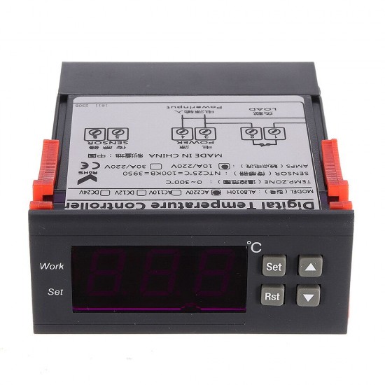 -30°300°Microcomputer High-Temperature Electronic Digital Display Intelligent High Precision Thermostat For Oven Baking Box Heating -30°300°Microcomputer High-Temperature Electronic Digital Display Intelligent High Precision Thermostat For Oven Baking Box Heating