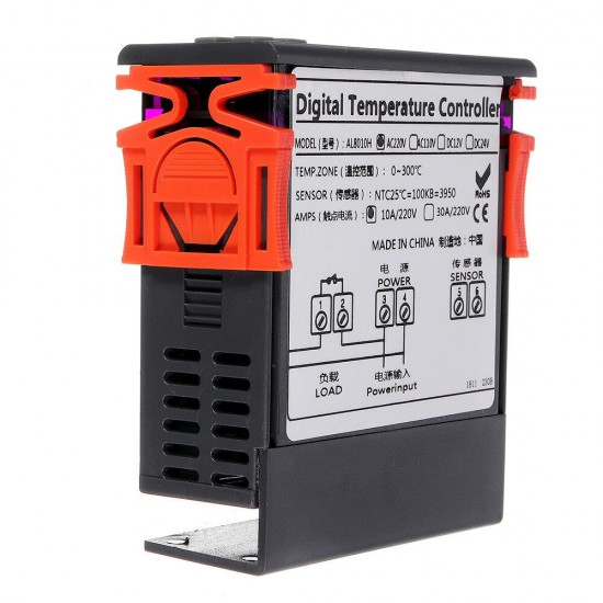 -30°300°Microcomputer High-Temperature Electronic Digital Display Intelligent High Precision Thermostat For Oven Baking Box Heating -30°300°Microcomputer High-Temperature Electronic Digital Display Intelligent High Precision Thermostat For Oven Baking Box Heating
