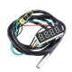 0.36 Inch 3-in-1 Time + Temperature + Voltage Display DC7-30V Voltmeter Electronic Watch Clock Digital Tube