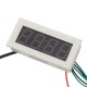 0.56 Inch 200V 3-in-1 Time + Temperature + Voltage Display with NTC DC7-30V Voltmeter White Clock Digital Tube