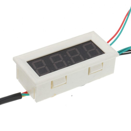 0.56 Inch 200V 3-in-1 Time + Temperature + Voltage Display with NTC DC7-30V Voltmeter White Clock Digital Tube 0.56 Inch 200V 3-in-1 Time + Temperature + Voltage Display with NTC DC7-30V Voltmeter White Clock Digital Tube