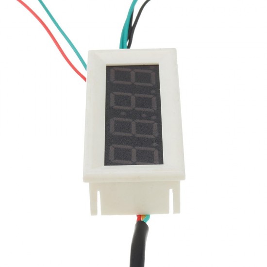 0.56 Inch 200V 3-in-1 Time + Temperature + Voltage Display with NTC DC7-30V Voltmeter White Clock Digital Tube 0.56 Inch 200V 3-in-1 Time + Temperature + Voltage Display with NTC DC7-30V Voltmeter White Clock Digital Tube