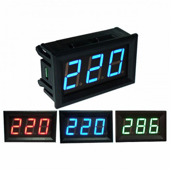 0.56 Inch AC70-500V Mini Digital Volt Meterr Voltage Panel Meter AC Voltage LED Display Meter