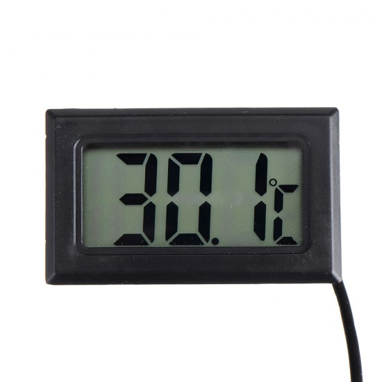 1 Meter Thermometer Electronic Digital Display FY10 Embedded Thermometer Indoor and Outdoor Temperature Measurement