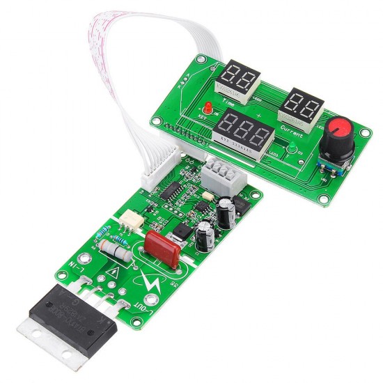 100A Spot Welding Machine Time Current Controller Control Panel Board Adjust Time and Current Module with Digital Display 100A Spot Welding Machine Time Current Controller Control Panel Board Adjust Time and Current Module with Digital Display