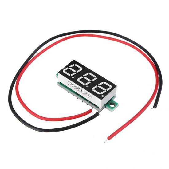 10Pcs Green 0.28 Inch 2.6V-30V Mini Digital Volt Meter Voltage Tester Voltmeter 10Pcs Green 0.28 Inch 2.6V-30V Mini Digital Volt Meter Voltage Tester Voltmeter