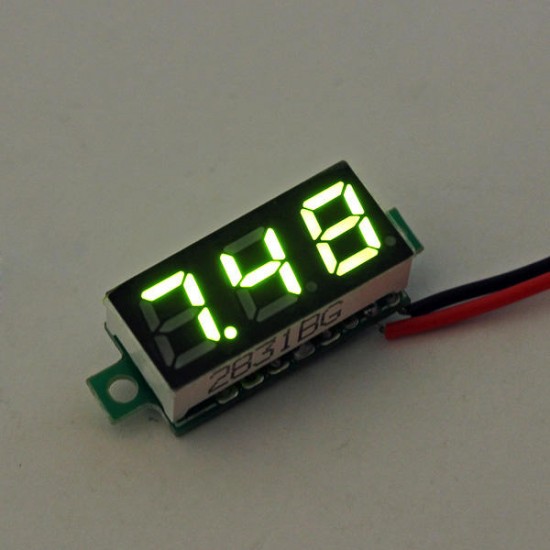 10Pcs Green 0.28 Inch 2.6V-30V Mini Digital Volt Meter Voltage Tester Voltmeter 10Pcs Green 0.28 Inch 2.6V-30V Mini Digital Volt Meter Voltage Tester Voltmeter