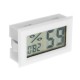 10Pcs Mini LCD Digital Thermometer Hygrometer Fridge Freezer Temperature Humidity Meter White Egg In