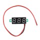 10pcs 0.28 Inch Two-wire 2.5-30V Digital Red Display DC Voltmeter Adjustable Voltage Meter