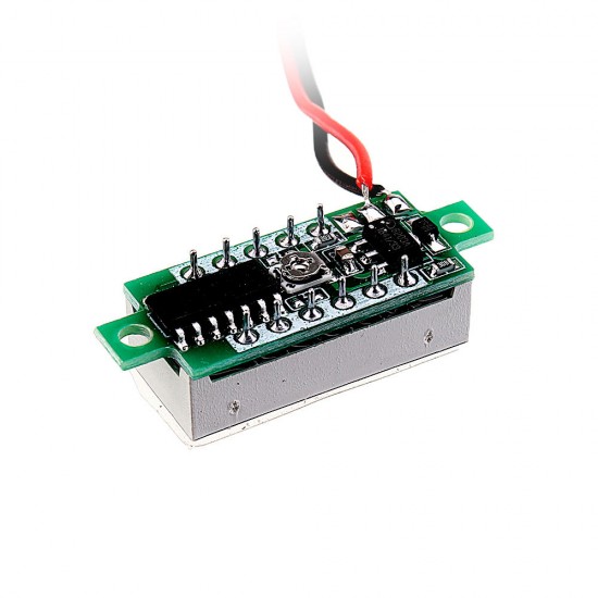 10pcs 0.28 Inch Two-wire 2.5-30V Digital Red Display DC Voltmeter Adjustable Voltage Meter