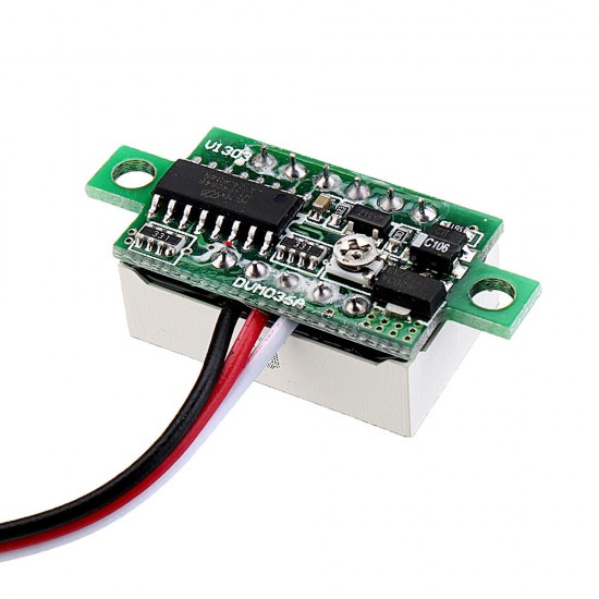 10pcs 0.36 Inch DC0V-32V Red LED Digital Display Voltage Meter Voltmeter Reverse Connection Protection
