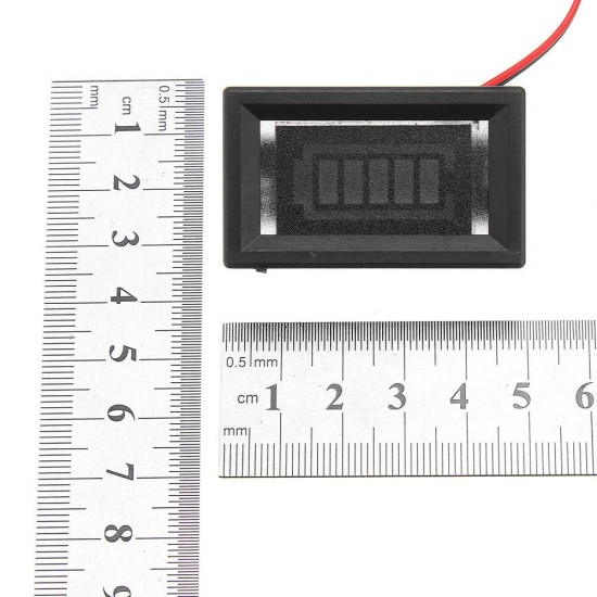 10pcs 12V Lead-acid Battery Capacity Indicator Power Measurement Instrument Tester With LED Display