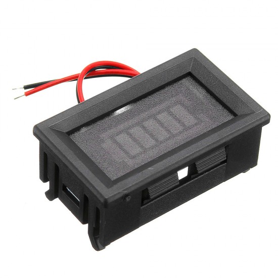 10pcs 12V Lead-acid Battery Capacity Indicator Power Measurement Instrument Tester With LED Display