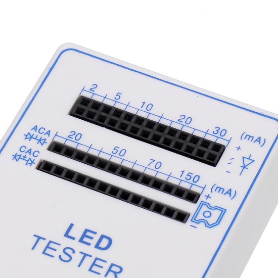 10pcs 2-150mA Mini Handy LED Test Lamp Box Tester for Light-emitting Diode Lamp Bulb Battery Tester Handy Device