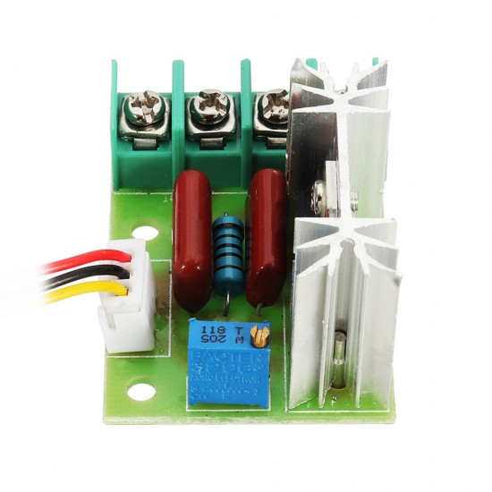 10pcs 2000W Thyristor Governor Motor 220V Regulating Dimming Thermostat Module External Potentiometer Voltage Adjustable