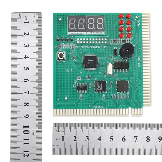 10pcs 4-Digit PC Analyzer Diagnostic Post Card Motherboard Post Tester Indicator with LED Display for Desktop PC