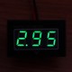 10pcs Green DC2.7-30V LCD Display Digital Voltage Meter Waterproof Dustproof 0.4 Inch LED Digital Tube