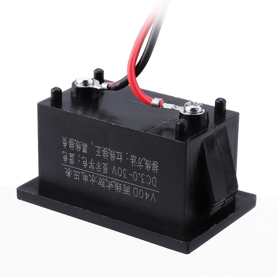 10pcs Red DC2.5-30V LCD Display Digital Voltage Meter Waterproof Dustproof 0.4 Inch LED Digital Tube 10pcs Red DC2.5-30V LCD Display Digital Voltage Meter Waterproof Dustproof 0.4 Inch LED Digital Tube