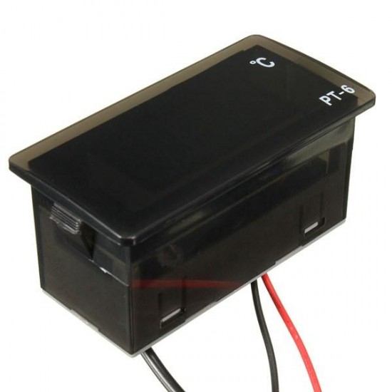 12V -40~110°C Auto LED Digital Thermometer Meter Probe 12V -40~110°C Auto LED Digital Thermometer Meter Probe