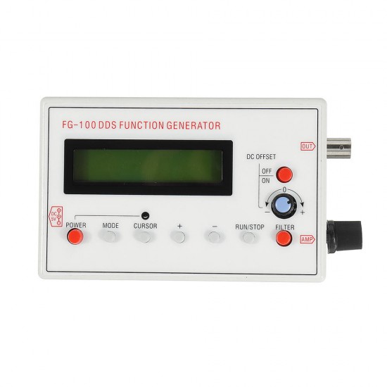 1Hz-500KHz DDS Functional Signal Generator Frequency Generator Sine + + Triangle + Sawtooth Waveform Meter