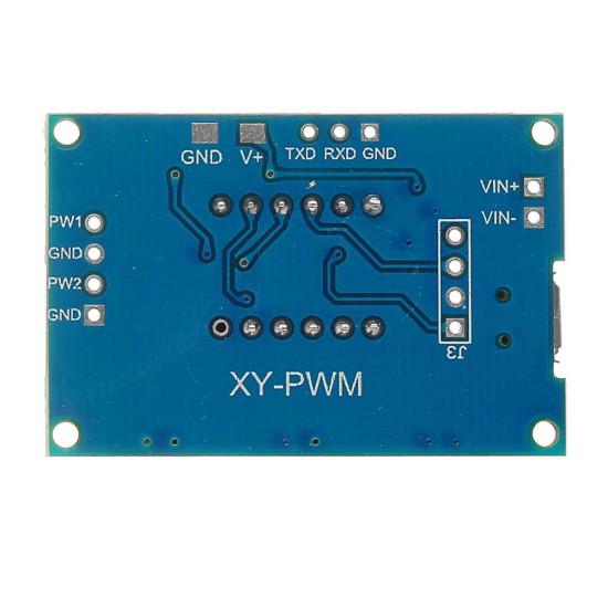 2 Channel Rectangular Wave Signal Generator Stepper Motor Driver PWM Pulse Frequency Duty Cycle Adjustable Module