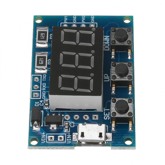 2 Channel Rectangular Wave Signal Generator Stepper Motor Driver PWM Pulse Frequency Duty Cycle Adjustable Module 2 Channel Rectangular Wave Signal Generator Stepper Motor Driver PWM Pulse Frequency Duty Cycle Adjustable Module