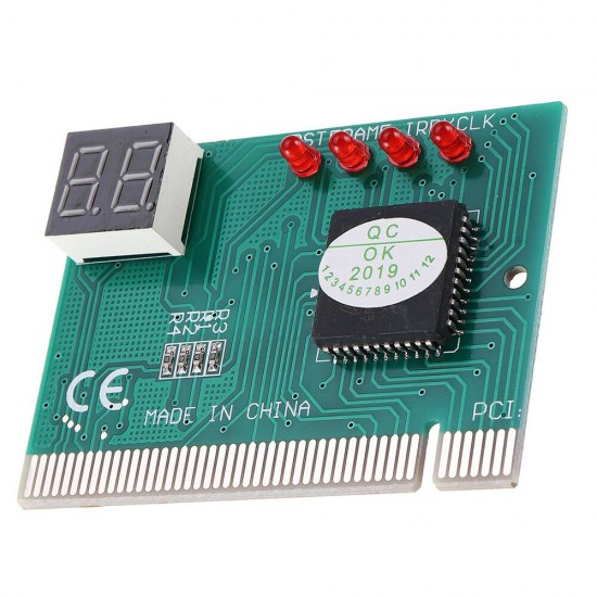 2-Digit PC Computer Mother Board Debug Post Card Analyzer PCI Motherboard Tester Diagnostics Display for Desktop PC 2-Digit PC Computer Mother Board Debug Post Card Analyzer PCI Motherboard Tester Diagnostics Display for Desktop PC