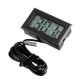 20Pcs 1M Thermometer Electronic Digital Display FY10 Embedded Thermometer Indoor and Outdoor Temperature Measurement