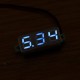 20pcs 0.28 Inch Two-wire 2.5-30V Digital Blue Display DC Voltmeter Adjustable Voltage Meter