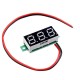 20pcs 0.28 Inch Two-wire 2.5-30V Digital Red Display DC Voltmeter Adjustable Voltage Meter