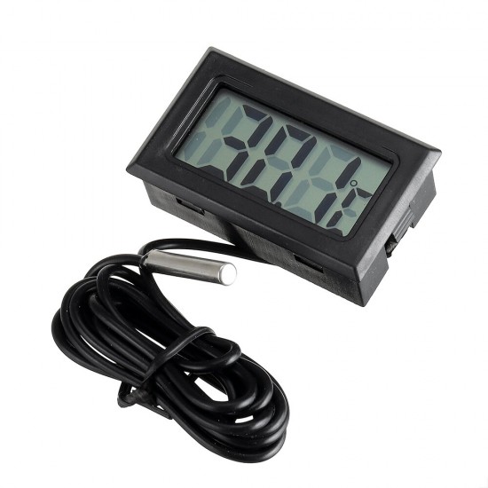 2/3/5 Meter Thermometer Electronic Digital Display FY10 Embedded Thermometer Indoor and Outdoor Temperature Measurement 2/3/5 Meter Thermometer Electronic Digital Display FY10 Embedded Thermometer Indoor and Outdoor Temperature Measurement