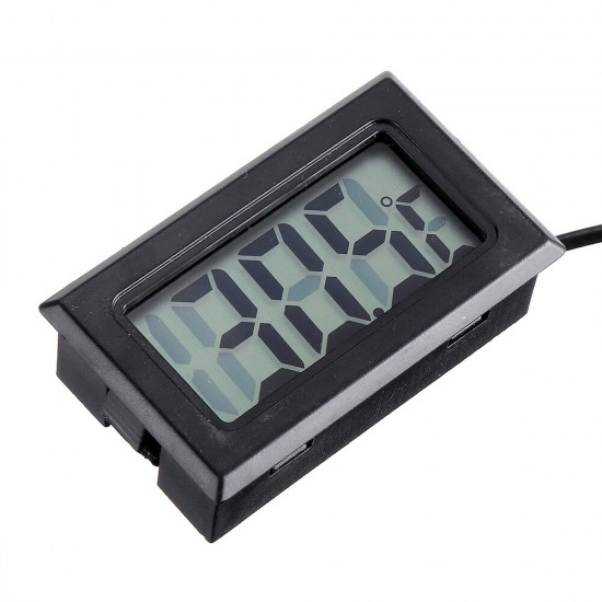 2/3/5 Meter Thermometer Electronic Digital Display FY10 Embedded Thermometer Indoor and Outdoor Temperature Measurement