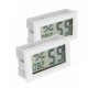 2Pcs Digital Mini LCD Digital Thermometer Hygrometer Fridge Freezer Temperature Humidity Meter White