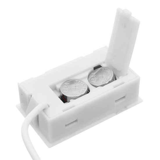 2Pcs Digital Mini LCD Digital Thermometer Hygrometer Fridge Freezer Temperature Humidity Meter White 2Pcs Digital Mini LCD Digital Thermometer Hygrometer Fridge Freezer Temperature Humidity Meter White