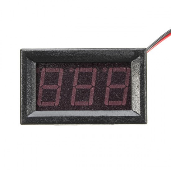 3Pcs 0.56 Inch Blue AC70-500V Mini Digital Volt Meterr Voltage Panel Meter