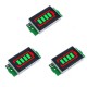 3Pcs 1S-8S Single 3.7V Lithium Battery Capacity Indicator Module 4.2V Green Display Electric Vehicle Battery Power Tester Li-ion 3Pcs 1S-8S Single 3.7V Lithium Battery Capacity Indicator Module 4.2V Green Display Electric Vehicle Battery Power Tester Li-ion