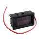 3Pcs DC 24V 48V 72V Car Lead Acid Battery Capacity Indicator 10 Segment Digital Lithium Battery Charge Level Indicator
