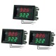 3Pcs DC 4-28V 5V 12V 0.28 inch 0.28 inch LED Display Dual Red+Green Digital Temperature Sensor Thermometer with NTC Probe Cable
