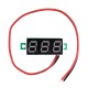 3pcs 0.28 Inch Two-wire 2.5-30V Digital Blue Display DC Voltmeter Adjustable Voltage Meter