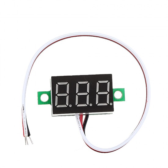 3pcs 0.36 Inch DC0V-32V Red LED Digital Display Voltage Meter Voltmeter Reverse Connection Protection 3pcs 0.36 Inch DC0V-32V Red LED Digital Display Voltage Meter Voltmeter Reverse Connection Protection