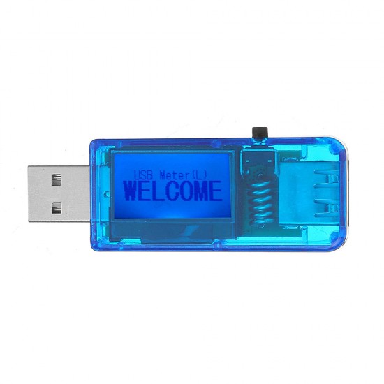 3pcs 12 in 1 Blue USB Tester DC Digital Voltmeter Amperemeter Voltagecurrent Meter Ammeter Detector Power Bank Charger Indicator