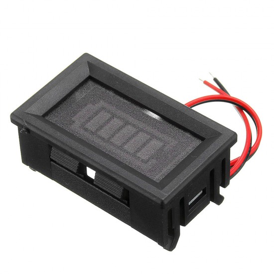 3pcs 12V Lead-acid Battery Capacity Indicator Power Measurement Instrument Tester With LED Display